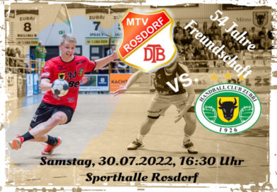 HandballClub Zubri am 30.07.2022 zum Spiel beim MTV Rosdorf