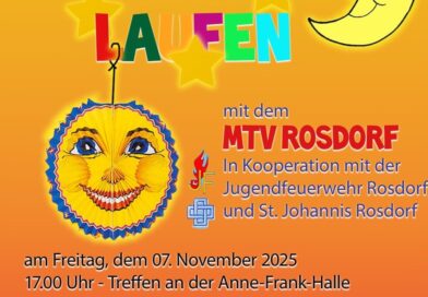 Laternenumzug des MTV Rosdorf und der Jugendfeuerwehr Rosdorf am 07.11.2025