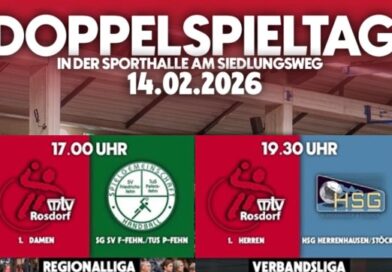 +++ DOPPELSPIELTAG +++ACHTUNG, neue Anwurfzeiten